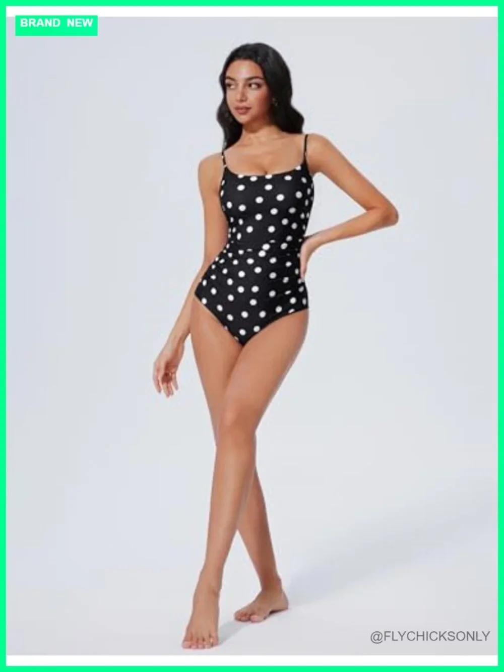 Women's One Piece Tummy Control Swimsuit Crisscross Backless Bathing Suit